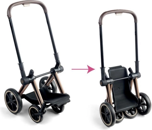 Puppenwagen Cybex 3 in 1 schwarz