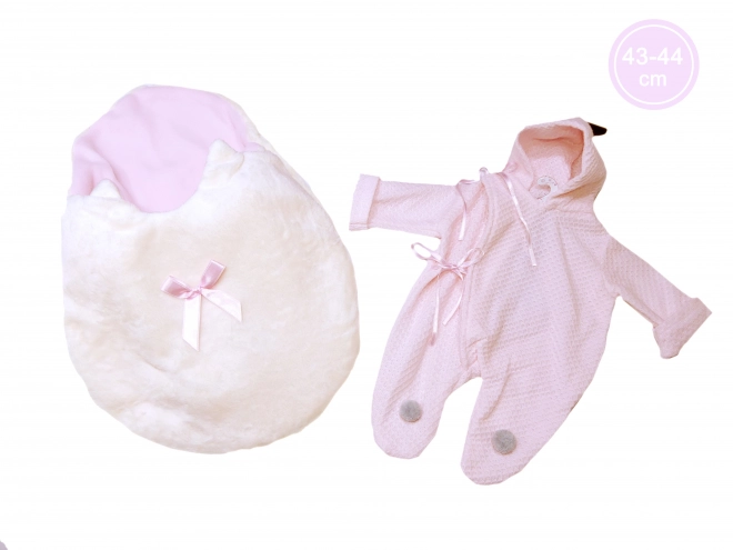 Realistische Babypuppe mit Geräuschen und weichem Körper 44 cm