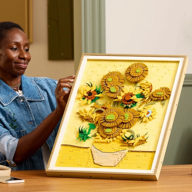 Lego Art Sonnenblumen von Vincent van Gogh