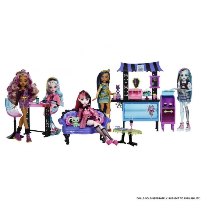 Monster High Café am Grabstein