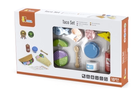 Holzspielzeug Taco Set