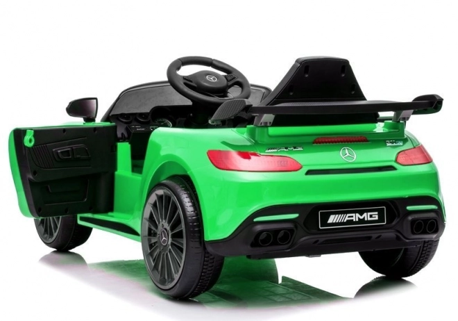 Elektrisches Kinderauto Mercedes AMG GT R Grün