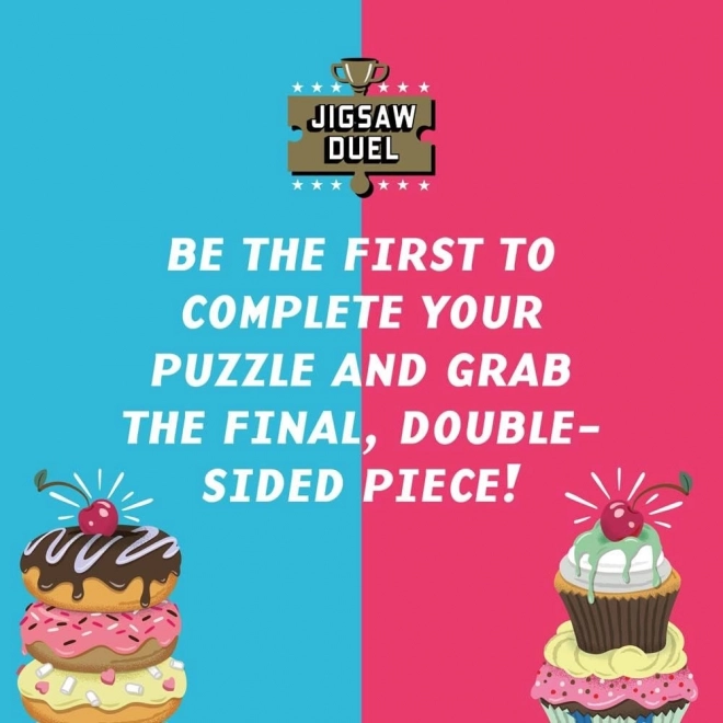 Ridley's Games Puzzle-Duell Süßes Duell: Donut vs Cupcake