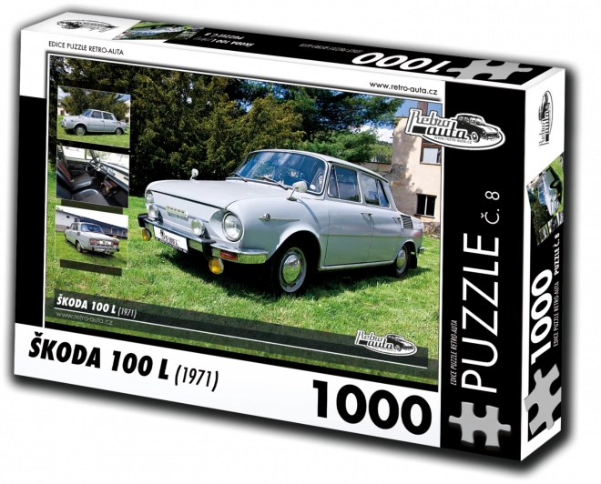 Retro-Auto-Puzzle Škoda 100 L 1000 Teile