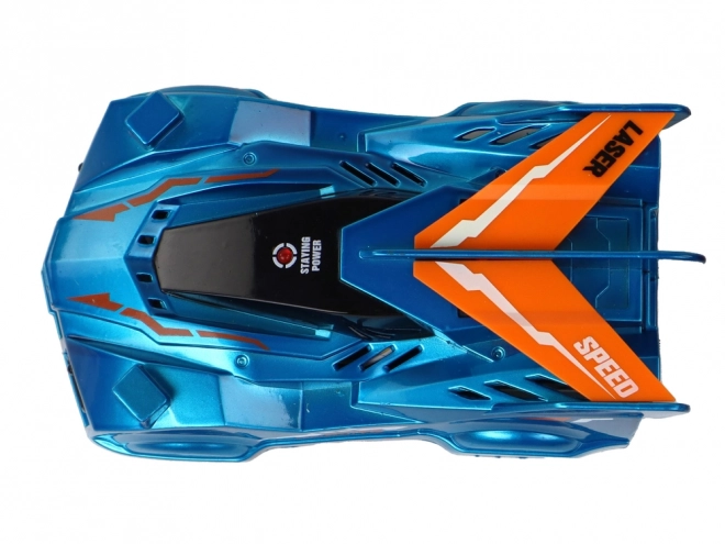 Wandkletterauto mit Laser Blau