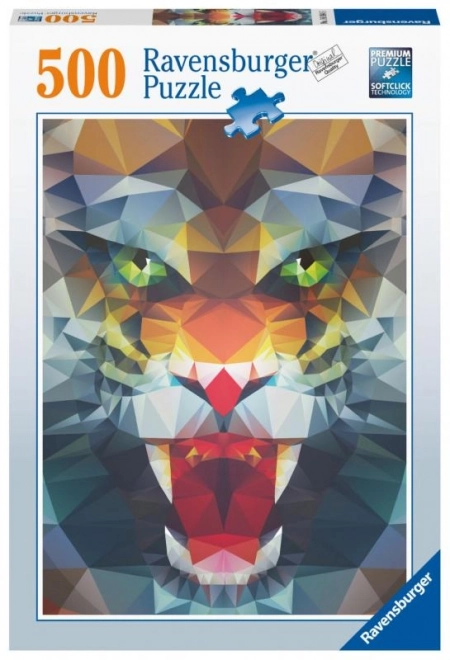 Ravensburger Puzzle Polygon Tiger 500 Teile