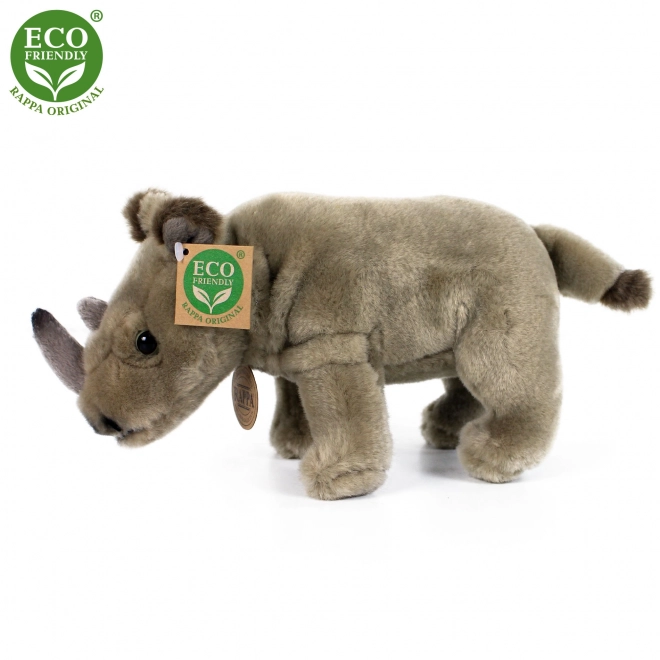 Stehendes Plüsch-Nashorn 23 cm Eco-Friendly
