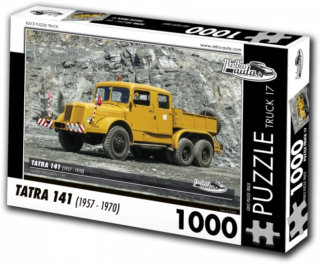 Retro-Auta Puzzle Truck Tatra 141