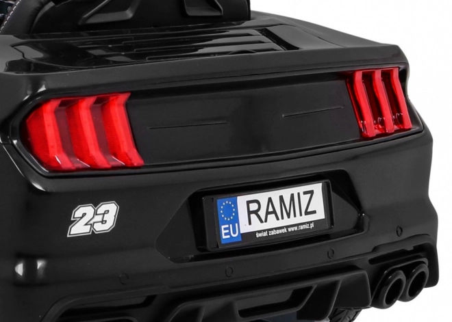 Elektrisches Kinderauto GT Sport Polizei Schwarz
