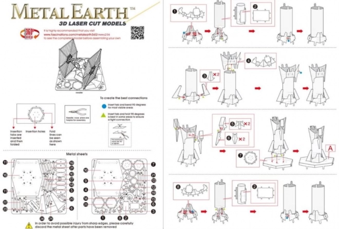 3D-Puzzle Star Wars: Tie Fighter - Metal Earth