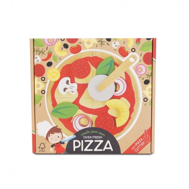 Le Toy Van Holzpizza Set