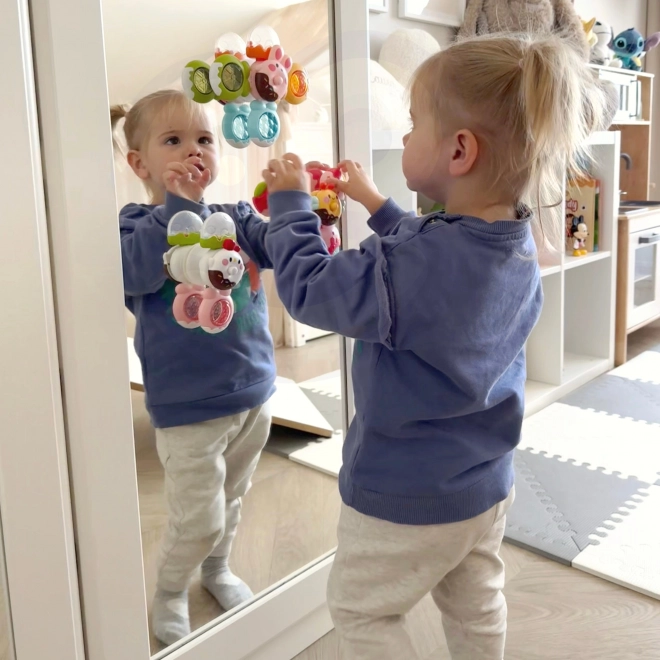 Woopie Baby Sensorische Spinner Spielzeug Biene Huhn Kaninchen Bestandteile