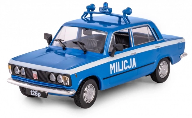 Polski Fiat 125P Milizmodell im Maßstab 1:43