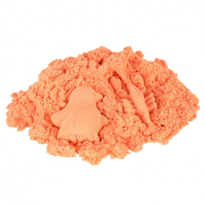 Grüner kinetischer Sand im Beutel 1kg – orange