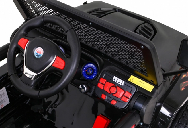Geländewagen Raptor Drifter Flames + Fernbedienung + Antrieb 4x4 + Stauraum + Langsamer Start + MP3 LED