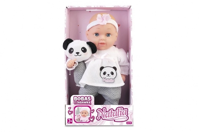 Puppe Natalia Babypuppe mit Spielzeug