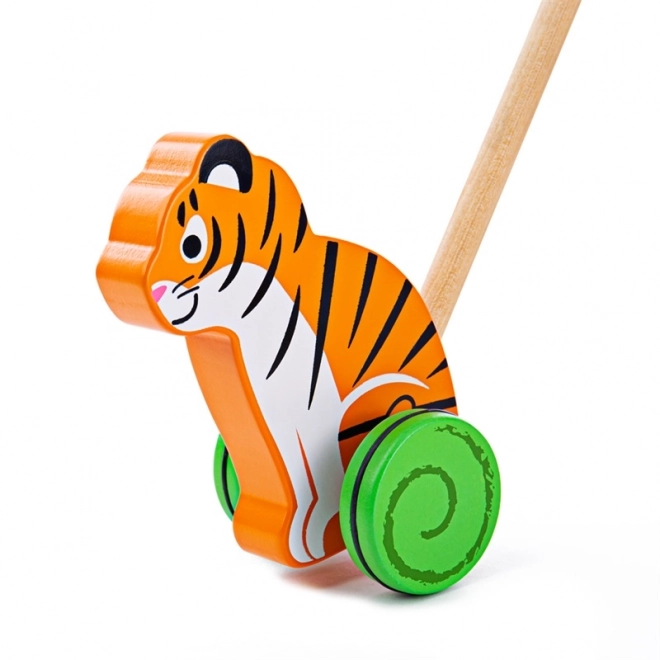 Holzlaufspielzeug Tiger für Babys von Bigjigs