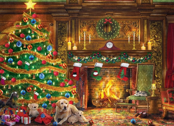 Puzzle Labradore am Bäumchen 1000 Teile EUROGRAPHICS