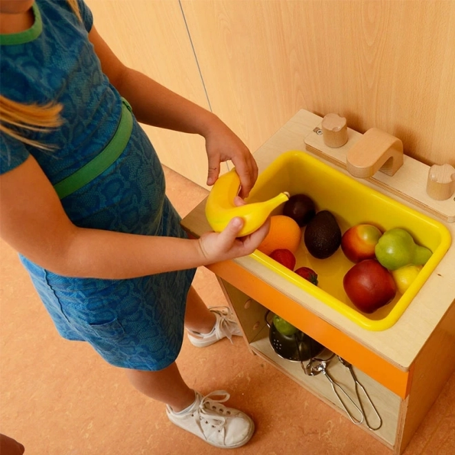 Realistische Obstküche Set für Kinder - 10-teilig