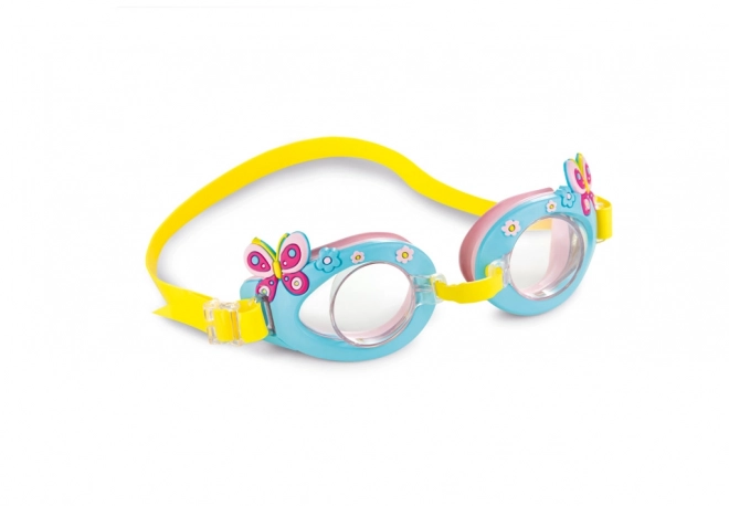 Kinder Schwimmbrille Tiermotiv 16cm, 3 Arten, 3-8 Jahre