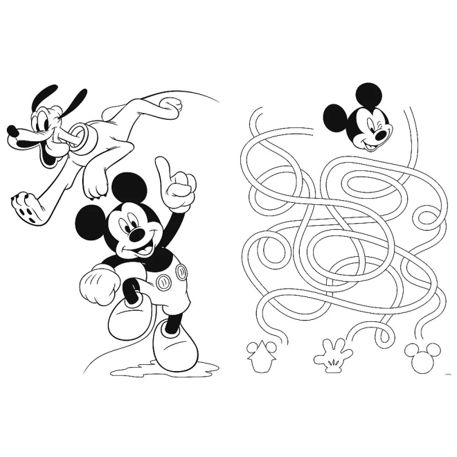 Doppelseitiger Spaß: Puzzle + Malvorlage
