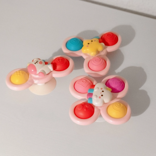 Woopie Baby Kosmischer Spinner Pop-it Sensorik Spielzeug Set Rosa