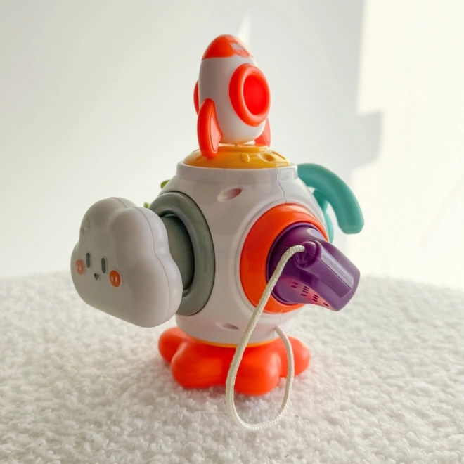Montessori-Weltraumrakete 6-in-1 für Kinder ab 18 Monaten