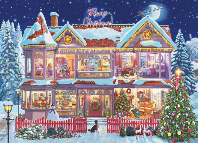 Puzzle Weihnachtsvorbereitungen 1000 Teile EUROGRAPHICS