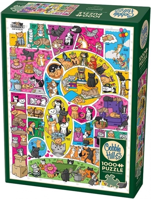 Cobble Hill Puzzle Doodlecats 1000 Teile