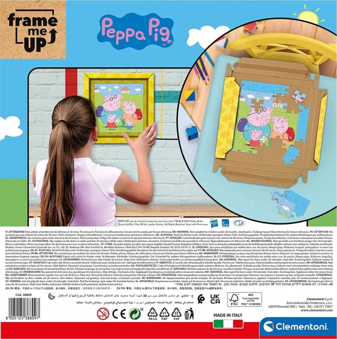 Peppa Wutz - Rahmenpuzzle 60 Teile von Clementoni