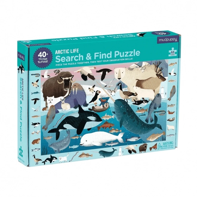 Mudpuppy Puzzle - Arktisches Leben