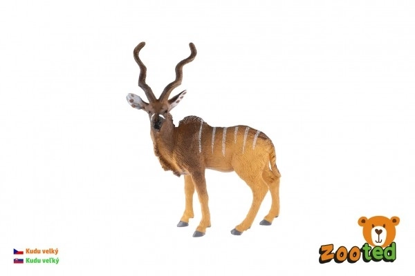 Große Kudu-Antilope Spielzeug aus Kunststoff