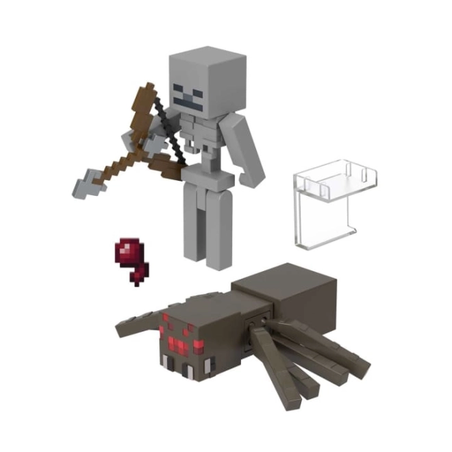 Minecraft-Skelett- und Spinnenfigurenset