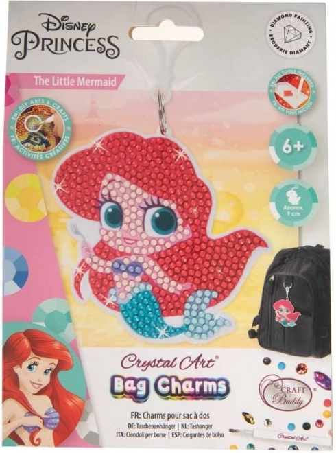 Crystal Art Anhänger Kleine Meerjungfrau