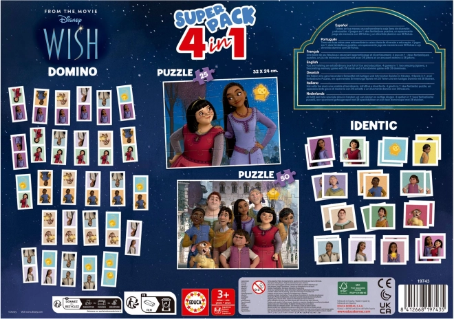 Educa Superpack Spiele 4 in 1