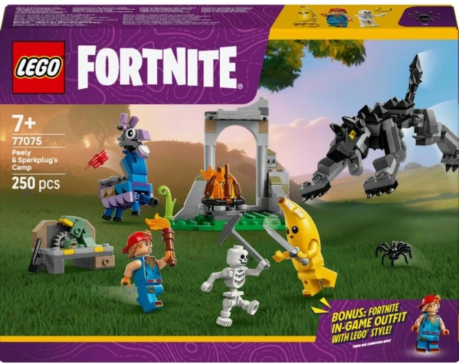 LEGO Fortnite Peely und Sparkplug Camp