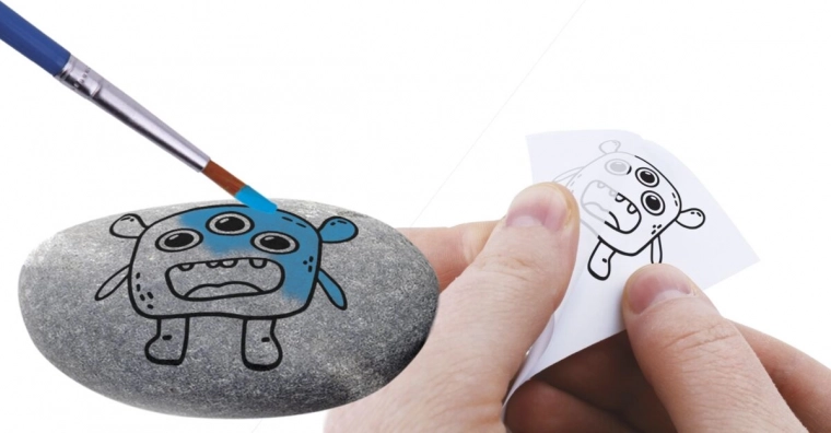 Einfaches Malen mit Vorlagen