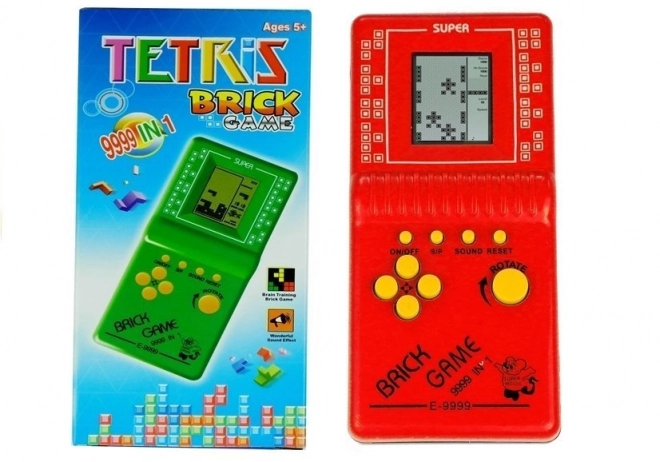 Elektronisches Tetris-Spiel Tasche Rot