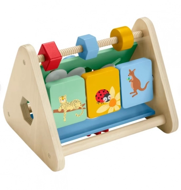 Fisher-Price Hölzerndes Aktives Dreieck für Kinder