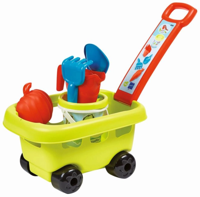 Alles für den Sandspielspaß in einem Wagen