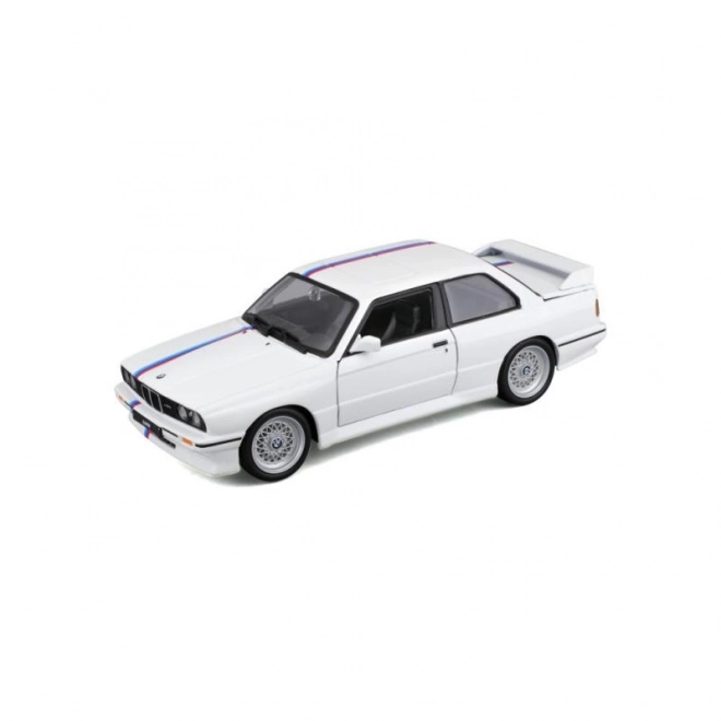 Bburago BMW 3er Serie M3 1988 Weiß Modellauto