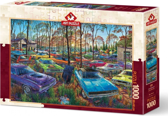 Puzzle Schrottplatz 1000 Teile