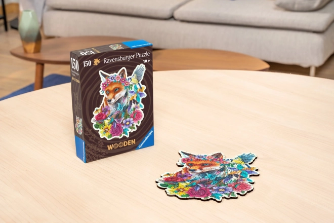 Holzpuzzle Bunte Fuchs