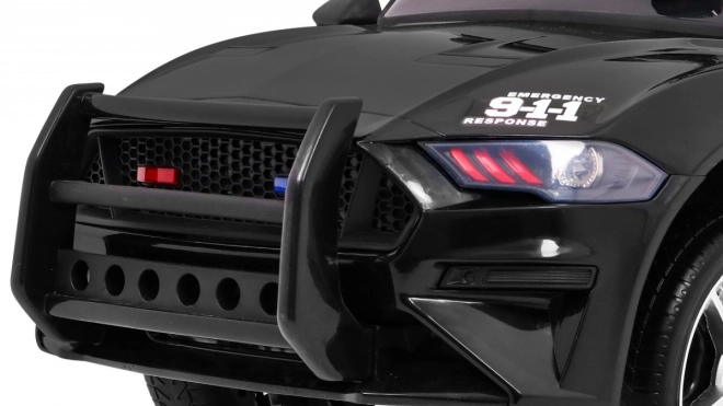 Elektrisches Kinderauto GT Sport Polizei Schwarz