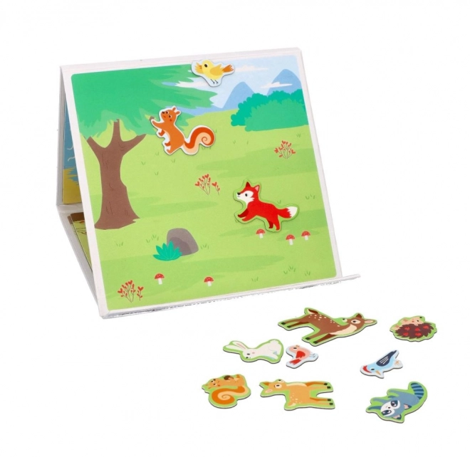 Magnetisches Puzzle Waldtiere