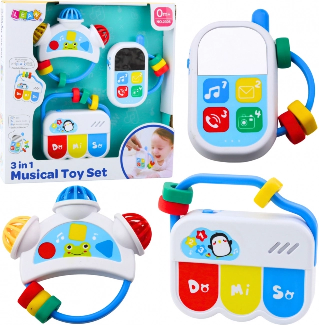 Musikspielzeug-Set für Kleinkinder 3-in-1