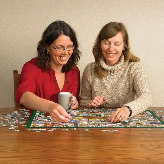 Puzzle-Hundestadt 1000 Teile von COBBLE HILL