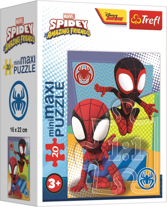 Puzzle TREFL Amazing Spidey: Hulk und Black Panther 20 Teile