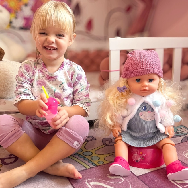 Interaktive Puppe Zosia mit Mütze 43 cm mit Zubehör