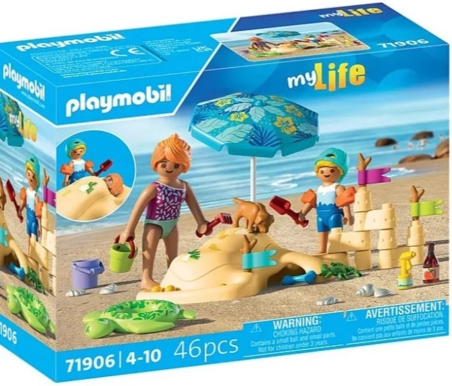 PLAYMOBIL My Life Figuren-Set Familie am Strand